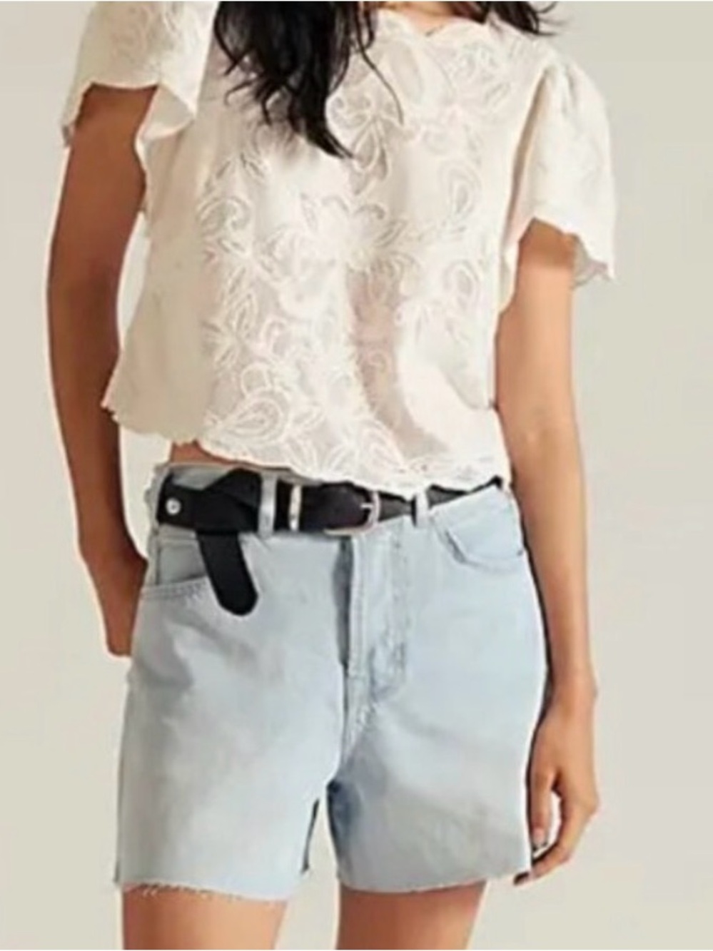 Free People Tippi denim shorts. NWT. Avalon torn up - Picture 4 of 5
